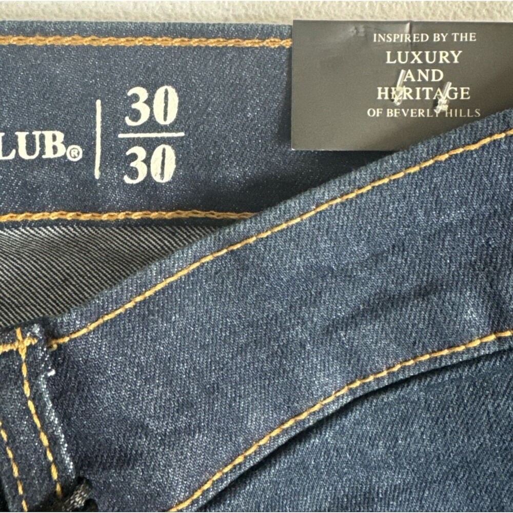 Beverly Hills Polo Club Jeans Men’s 30x30 Slim Fit Stretch Denim Blue - Picture 7 of 12